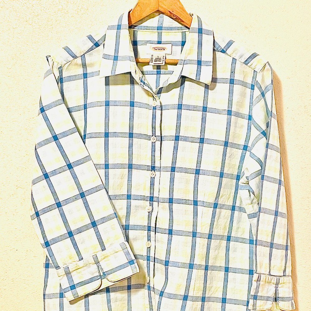 Women's, TALBOT's, Long-Sleeve Shirt, L